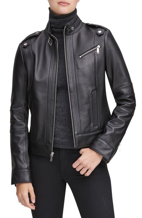 Marc new york felicity leather jacket hotsell