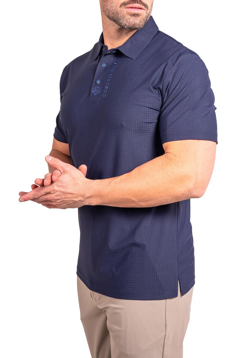 Golfascension Stretch Nylon Polo, Alternate, color, NAVY