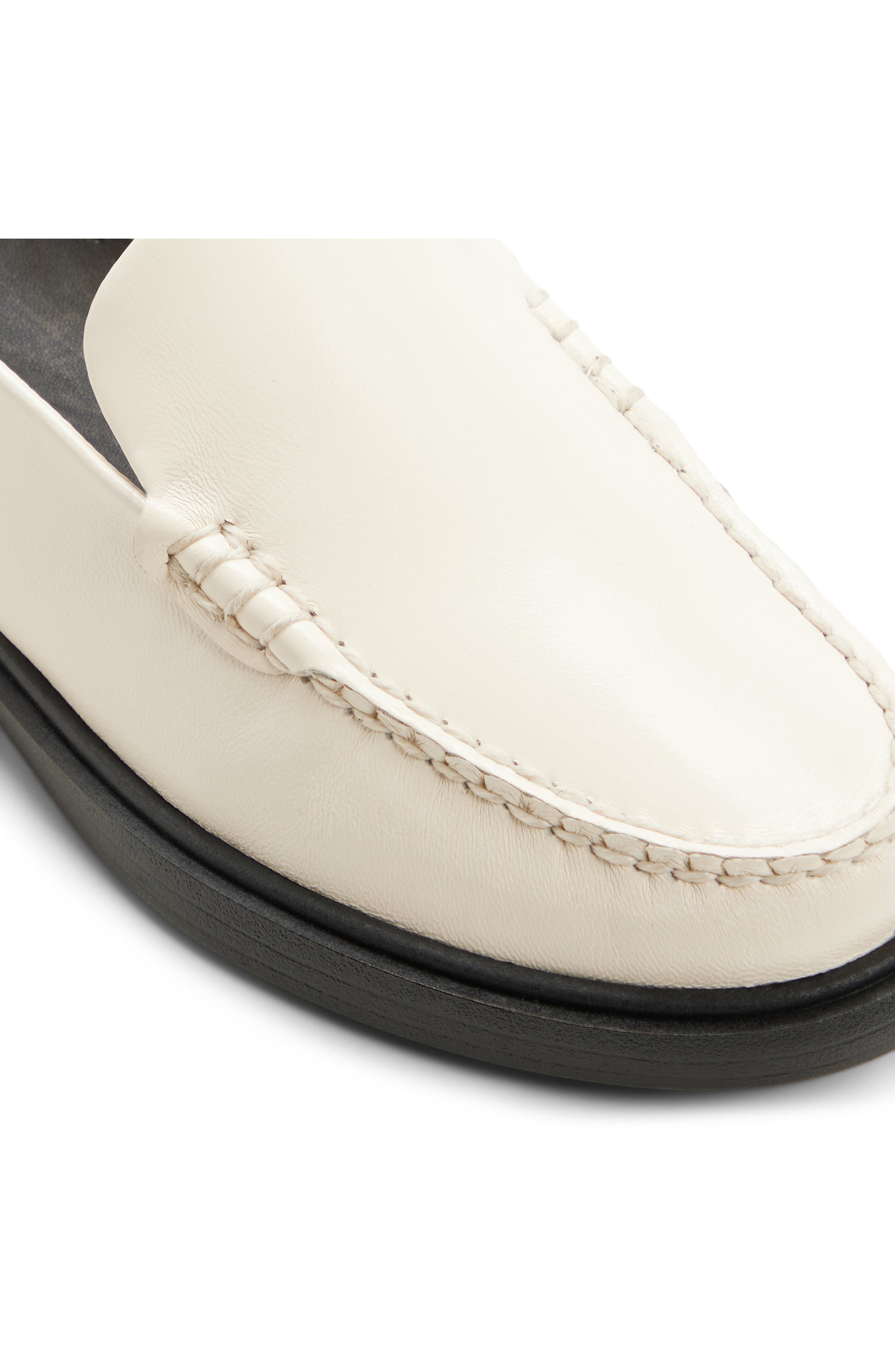 Sloane Moc Toe Loafer, Alternate, color, OTHER WHITE