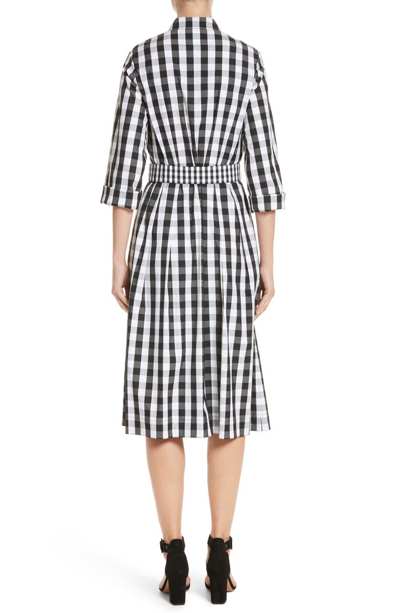 Lafayette 148 New York Eleni Gingham Shirtdress, Alternate, color,