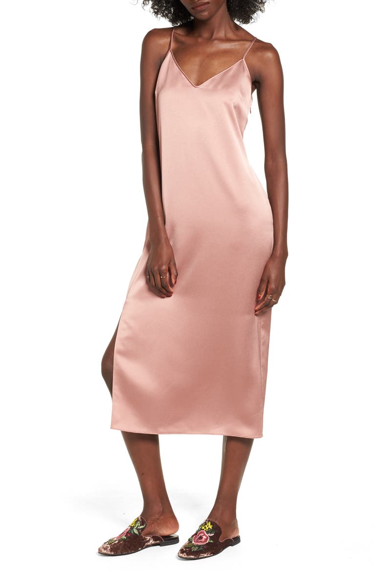 Slipdress, Main, color, TAN BURLWOOD