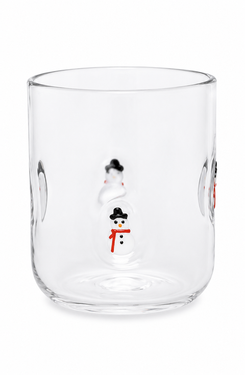 Candy Cane Icon Glass, Set of 4