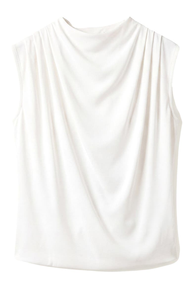 Emerson Sleeveless Top, Alternate, color, FOSSIL WHITE