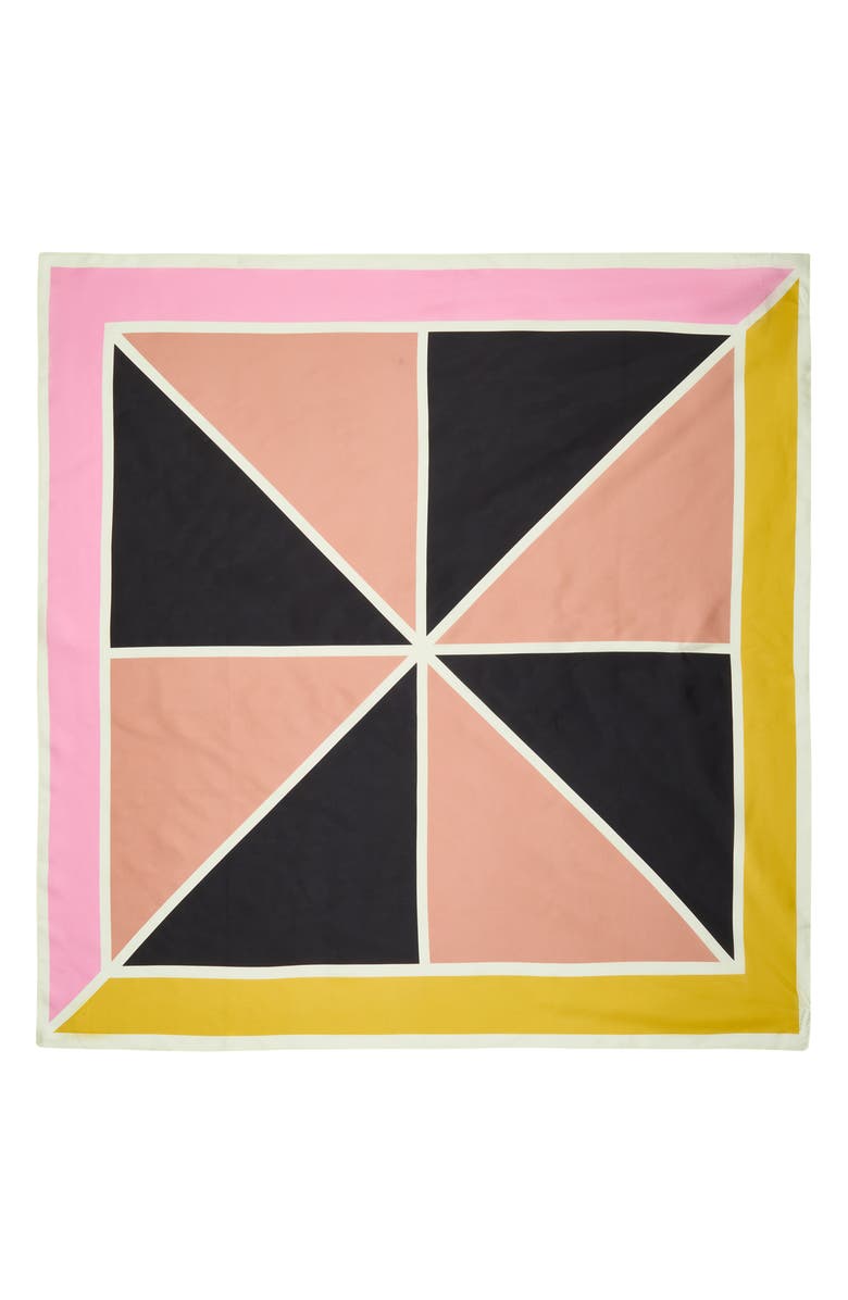 Nordstrom Printed Square Silk Scarf, Alternate, color,