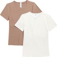 YOGALICIOUS Tara Heavenly 2-Pack Rib T-Shirts
