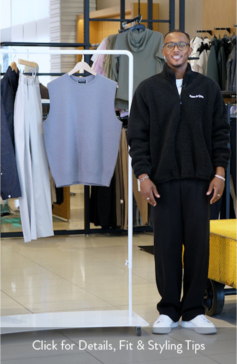 3-Stripes Wool Blend Sweater Vest, sales video thumbnail