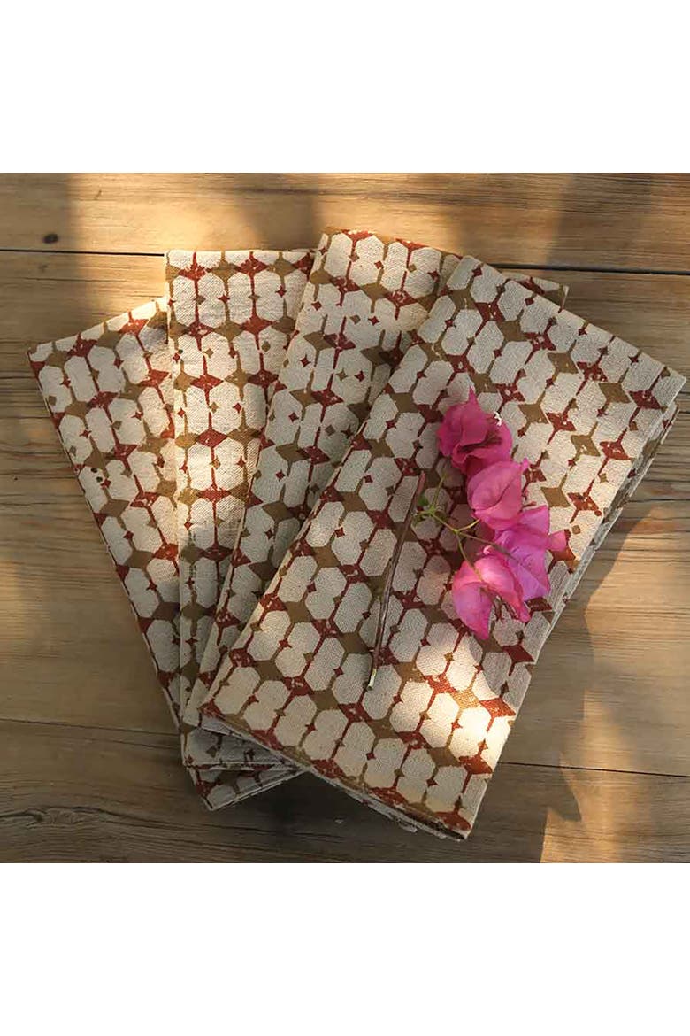 Sustainable Dinner Napkins, Alternate, color, Beige