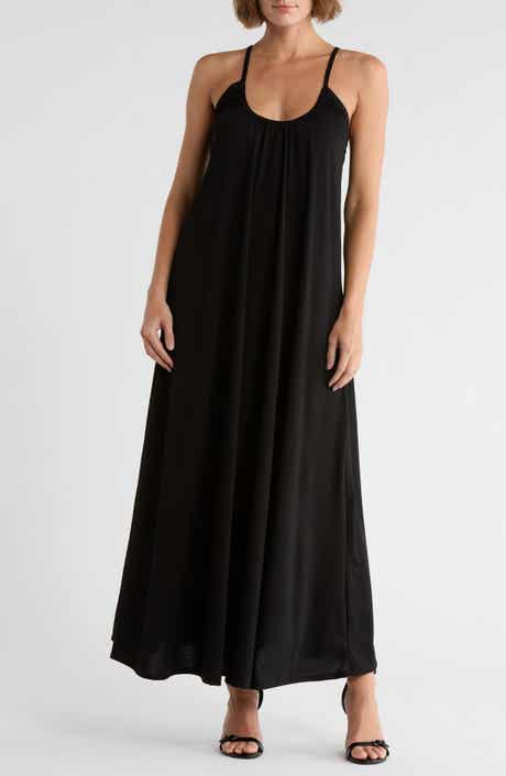GO COUTURE Scoop Neck Maxi Dress