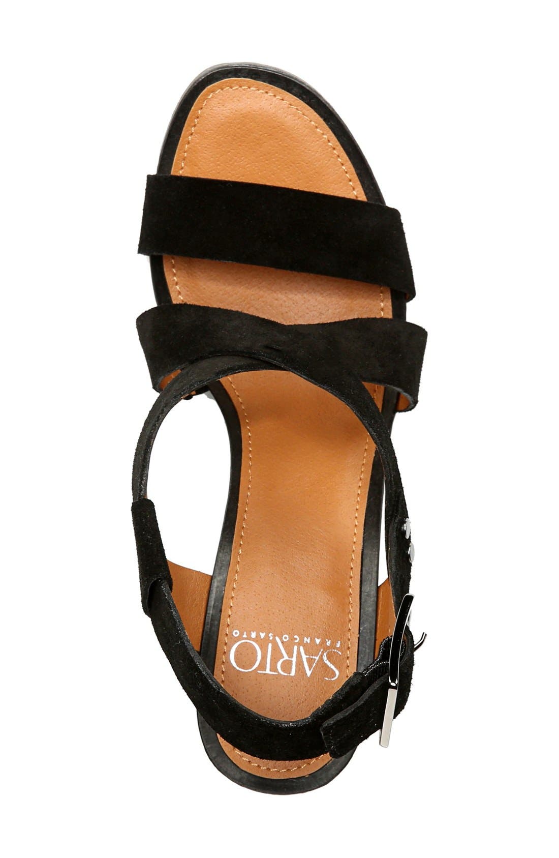 SARTO by Franco Sarto Sabine Block Heel Sandal, Alternate, color, 