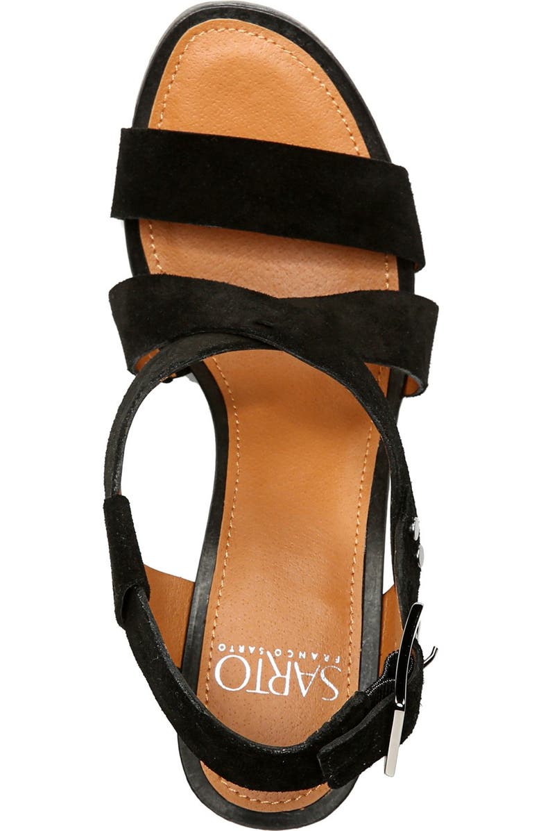SARTO by Franco Sarto Sabine Block Heel Sandal, Alternate, color,