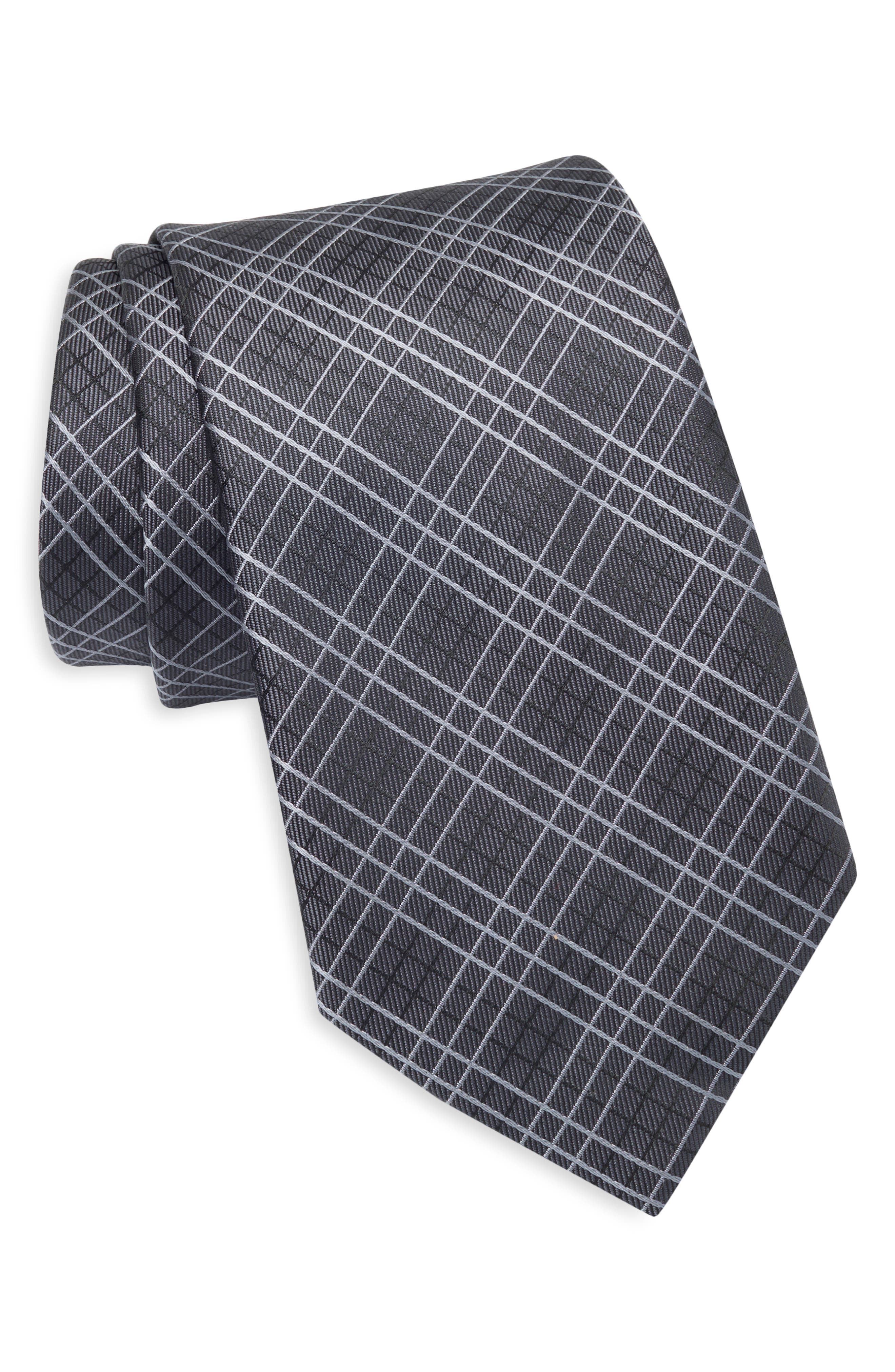 Michael Kors Salins Grid Satin Tie