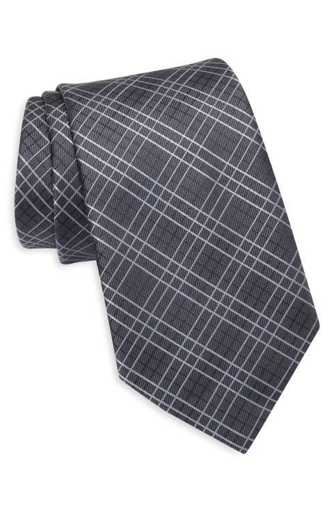 Salins Grid Satin Tie
