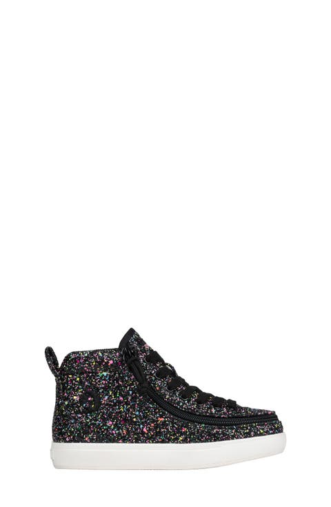 Kids' Glitter Zip Around Sneaker