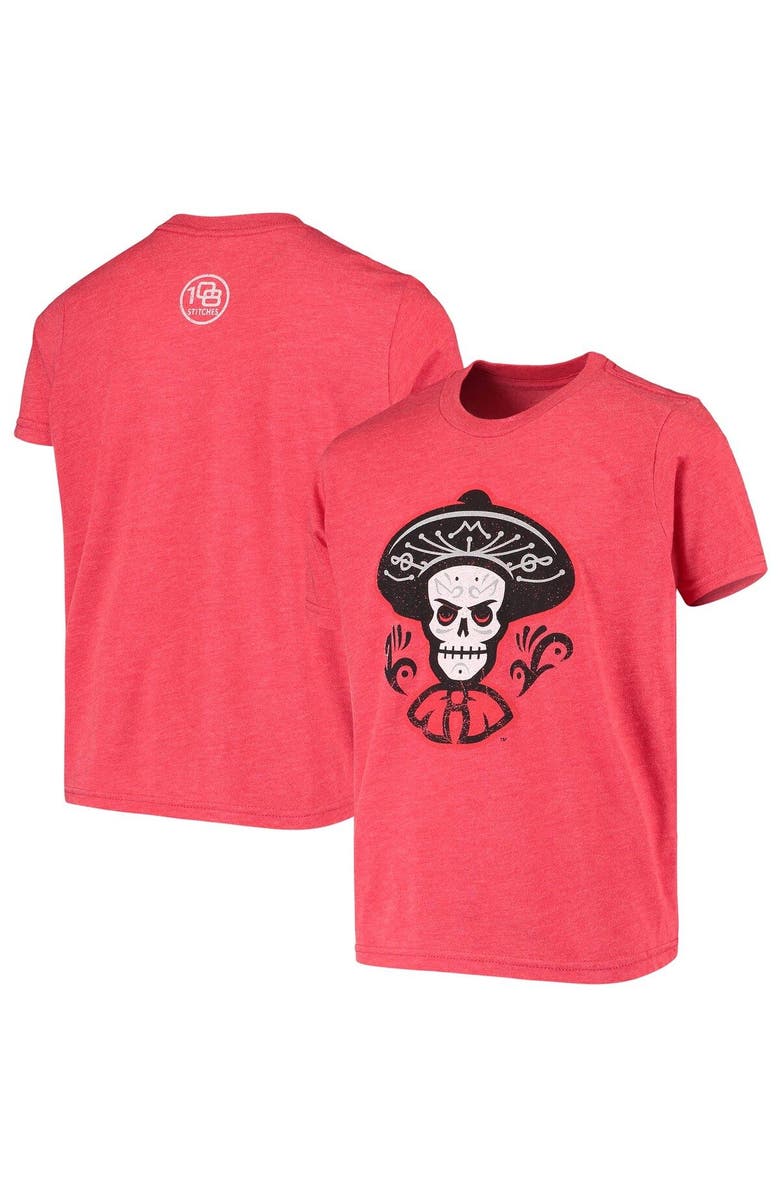 108 STITCHES Youth Red Mariachis de Nuevo México Copa de la Diversion Vintage T-Shirt, Main, color, 