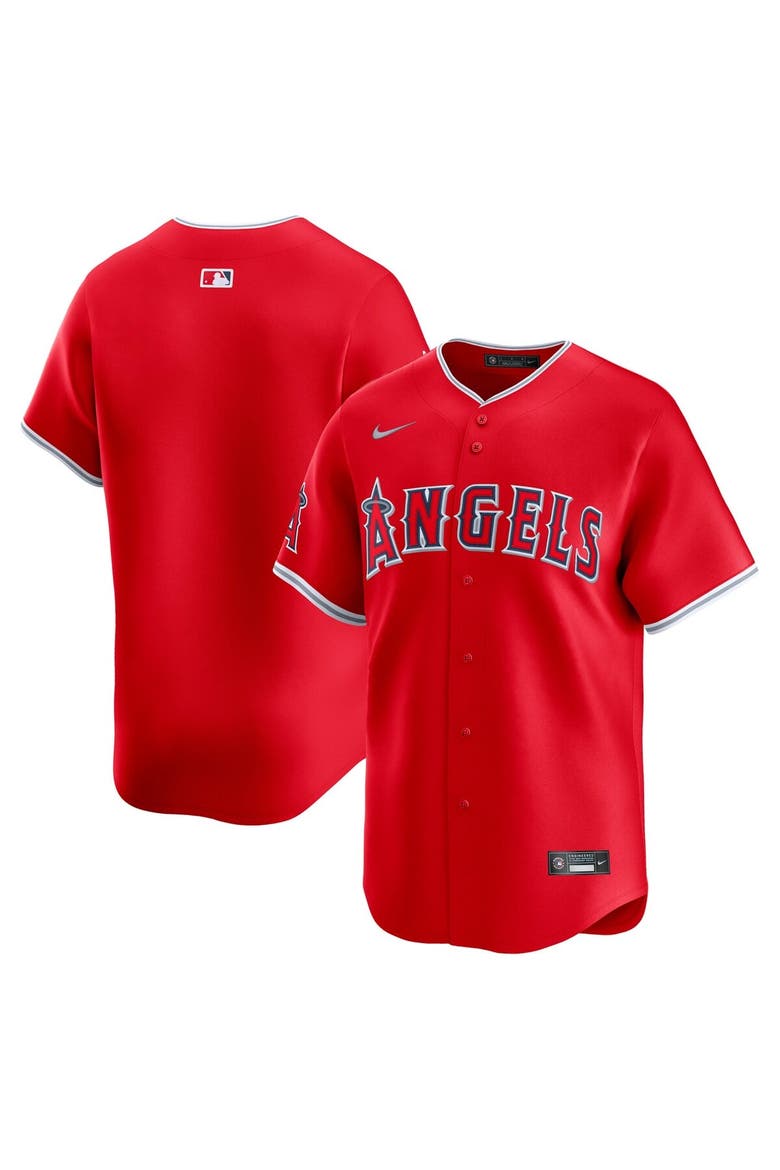 Men's Nike Red Los Angeles Angels Alternate Limited Jersey, Main, color, Red