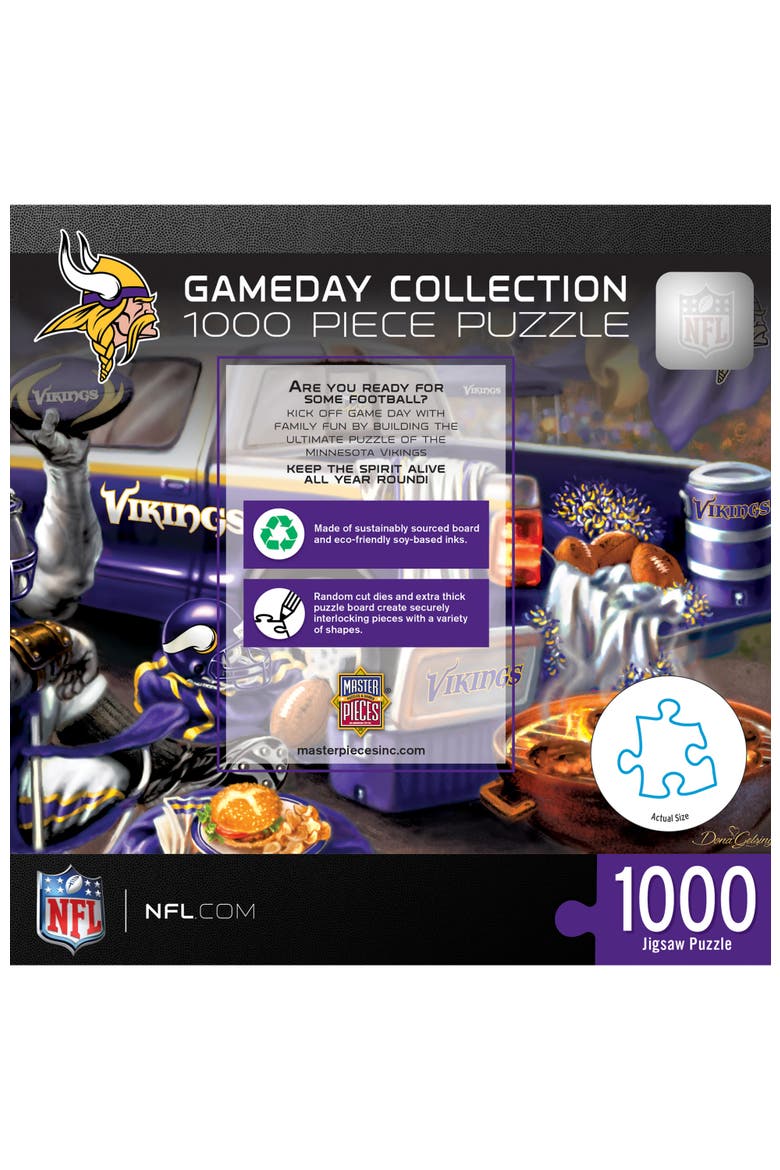 Minnesota Vikings Gameday 1000pc Puzzle, Alternate, color, Multicolor