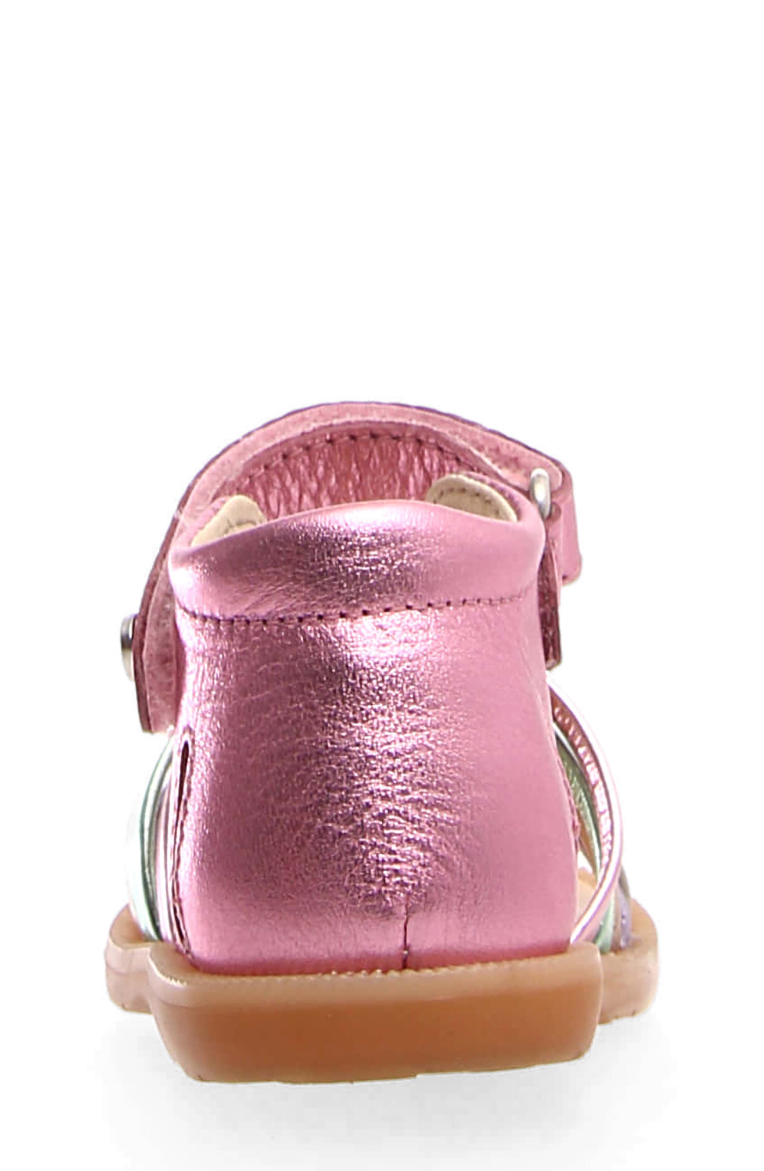 Kids' Rubino Metallic Sandal, Alternate, color, PINK