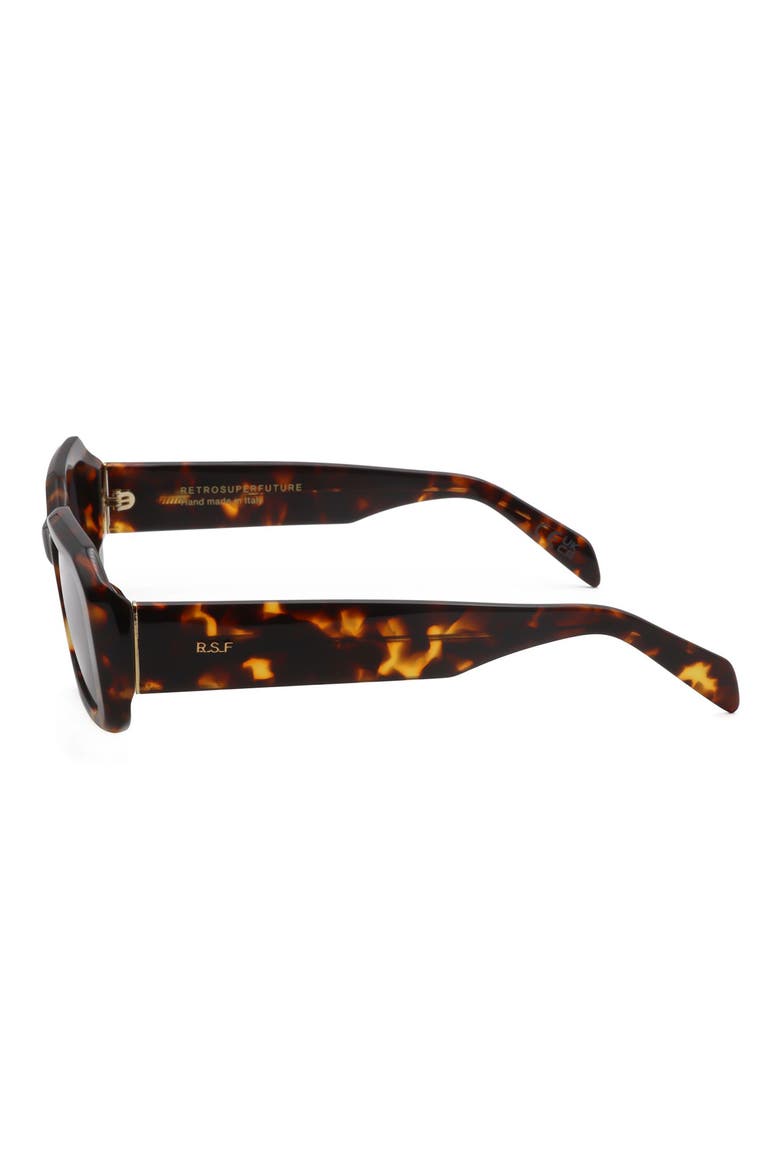 53mm Wrap Sunglasses, Alternate, color, TORT