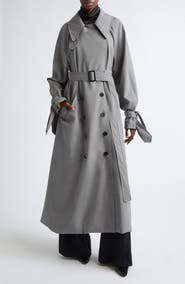 HEIRLOME Sidney Virgin Wool Blend Trench Coat