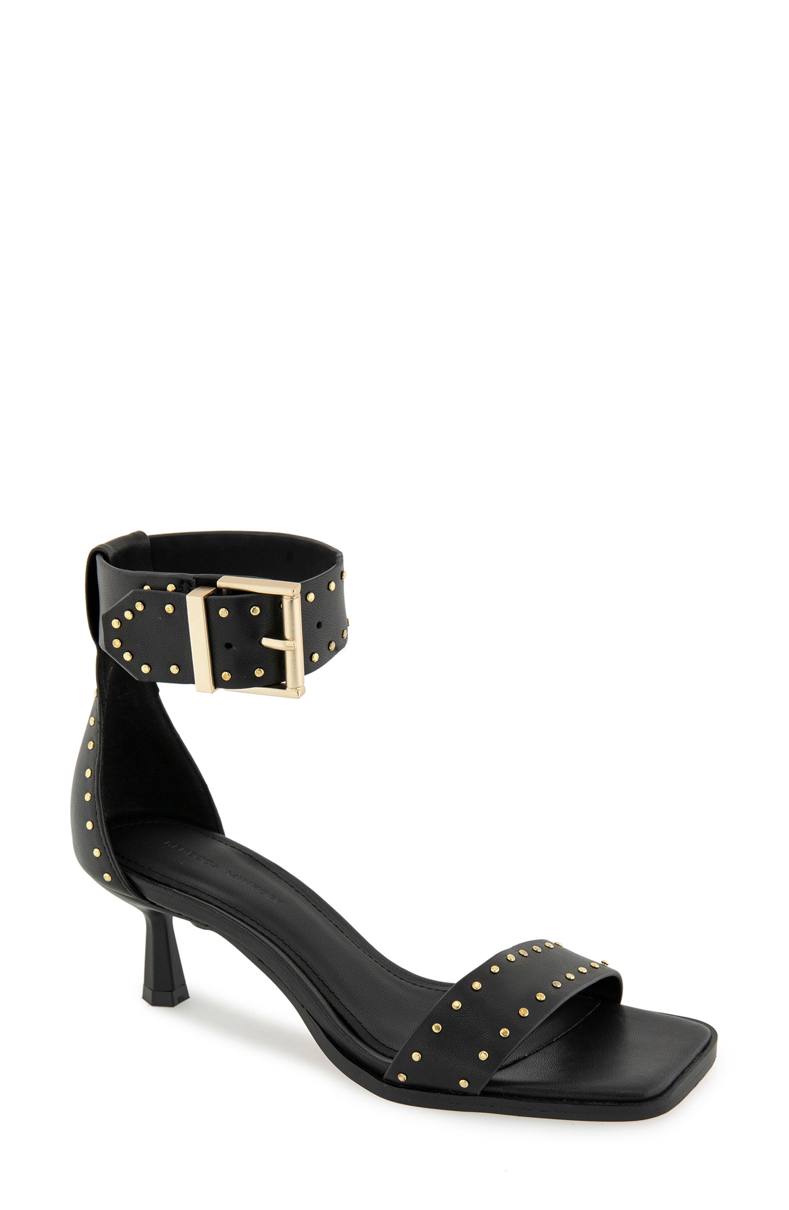 RM Rebecca Minkoff Freya Ankle Strap Sandal, Main, color, Black