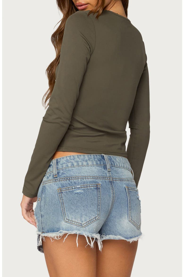 Tay Long Sleeve Top, Alternate, color, OLIVE