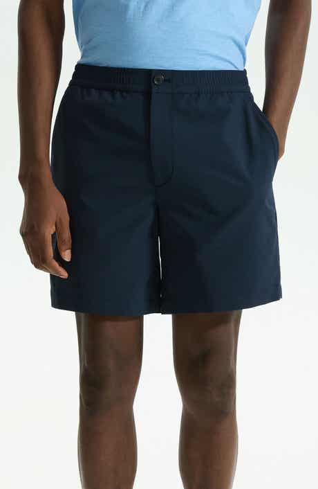 Theory Larin Flat Front Drawstring Shorts