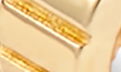 Ivi Los Angeles Slot Stud Earrings In Yellow Gold