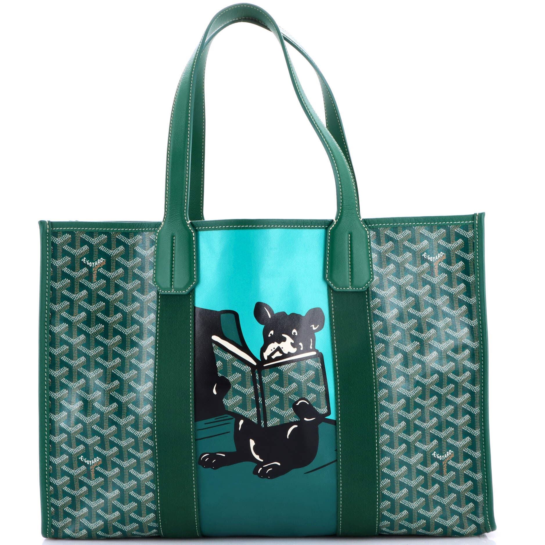 Pre-Owned Goyard Villette Tote Printed Coated Canvas MM, Main, color, Print