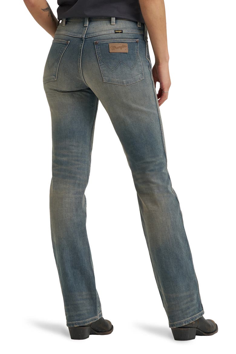 Wrancher Mid Rise Bootcut Jeans, Alternate, color, SUNSET SLATE