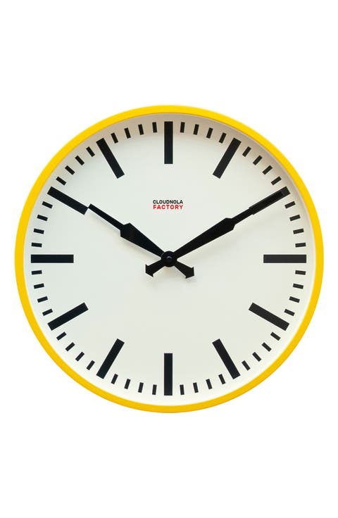 Factory Wall Station Clock