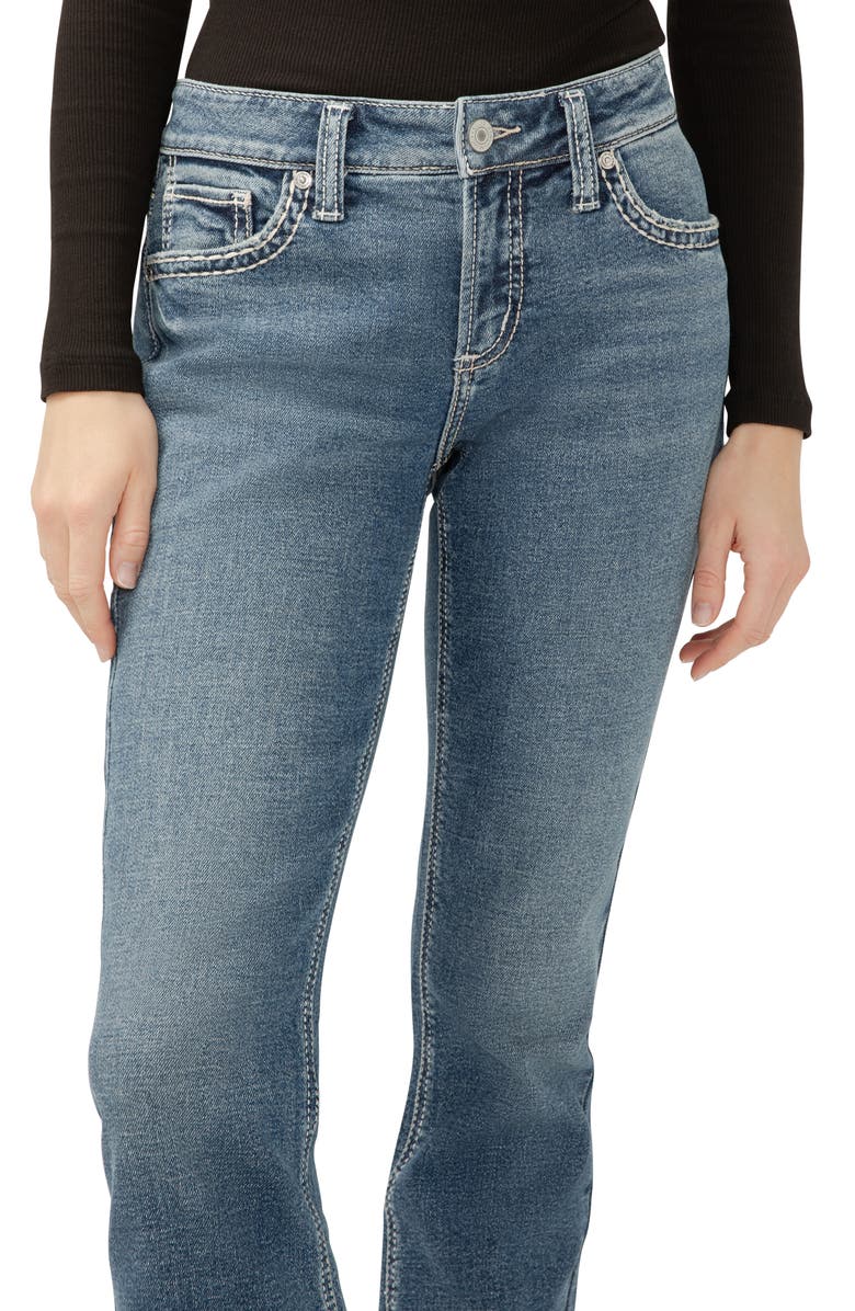 Silver Jeans Co. Elyse Bootcut Jeans, Alternate, color, Sherbrook