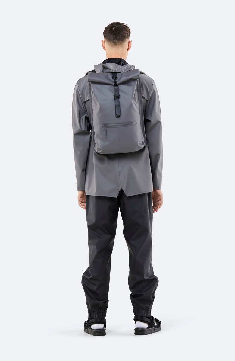 Rains Waterproof Rolltop Backpack, Alternate, color,