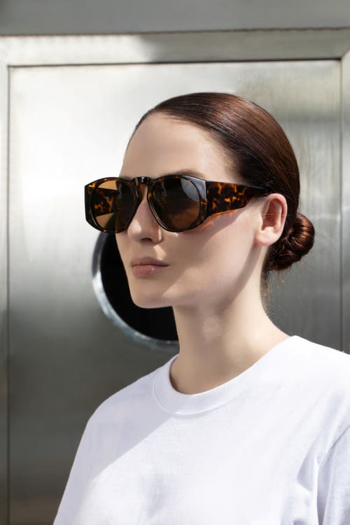 Youzey The Margot Sunglasses In Brown