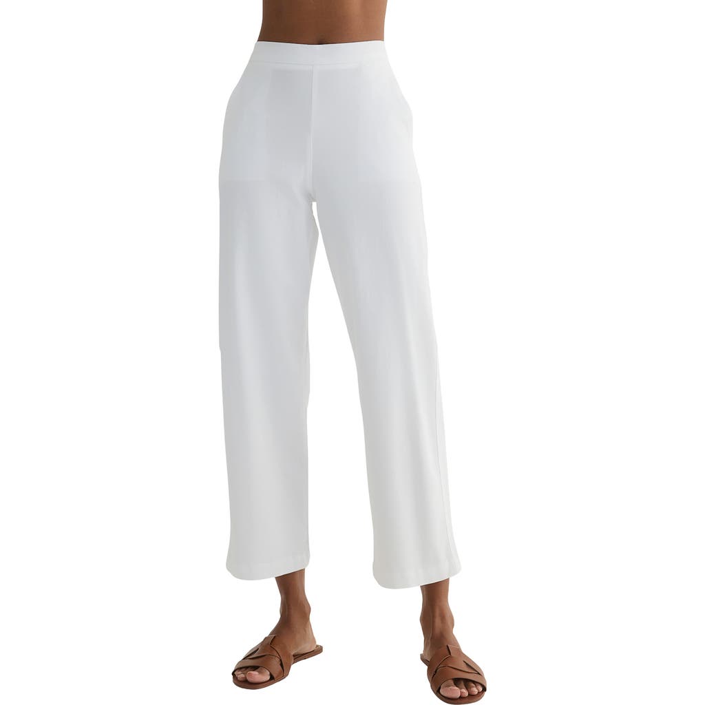 Shop Bella Dahl Catalina Clean Front Pull-on Pants In White