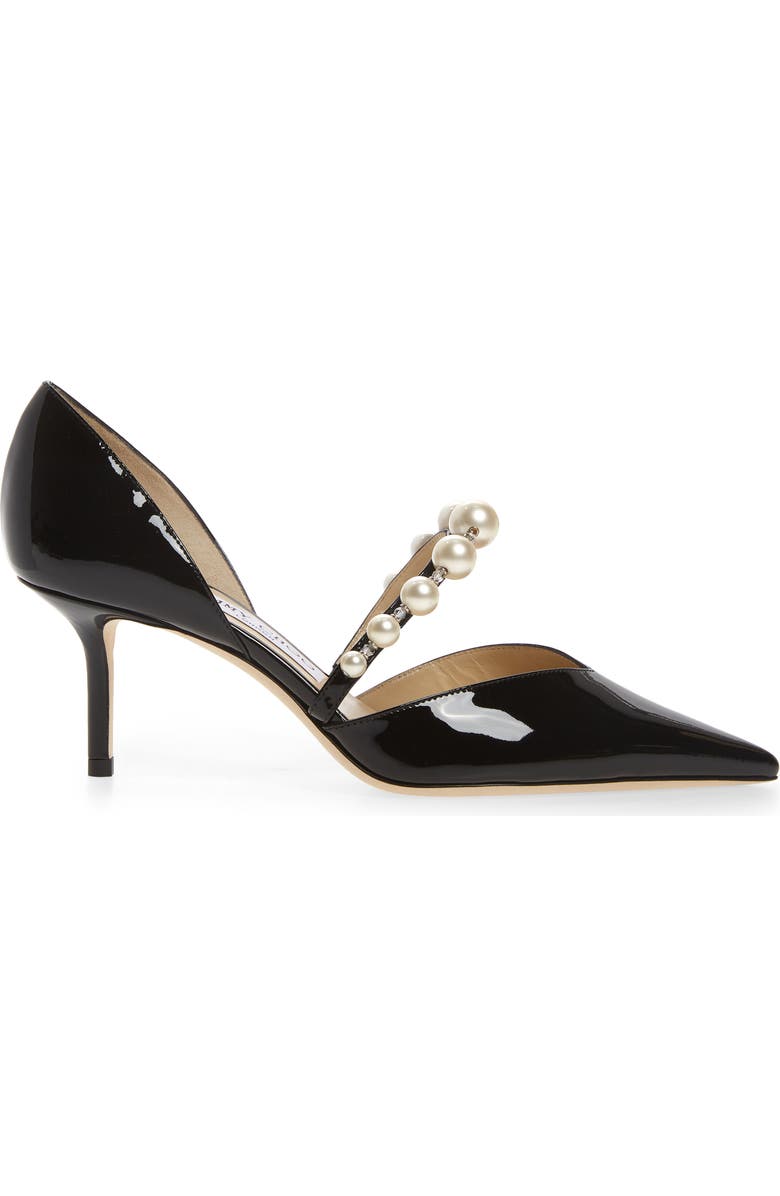 Jimmy Choo Aurelie Imitation Pearl Strap Pointed Toe Pump, Alternate, color,