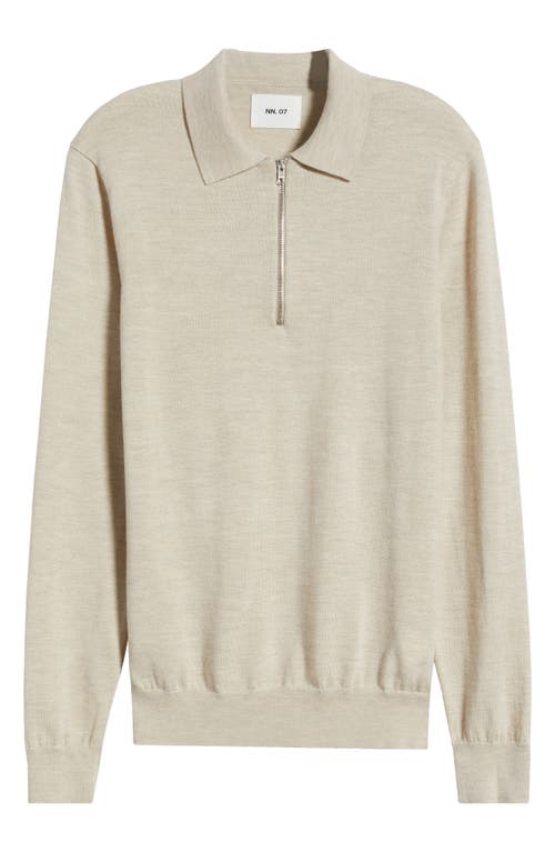 Nn07 Quarter Zip Wool Polo Sweater