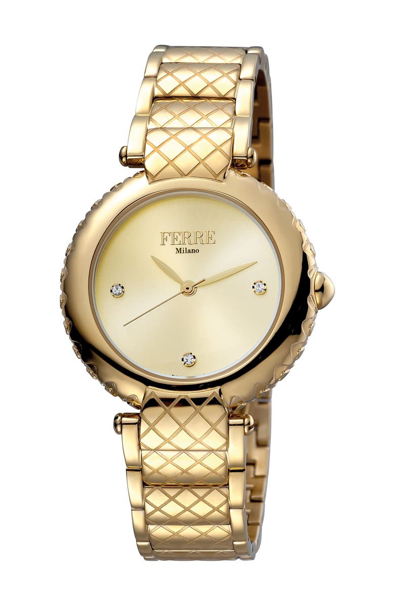 FERRE MILANO Swiss Ronda 763E Watch, 34mm, Main, color,