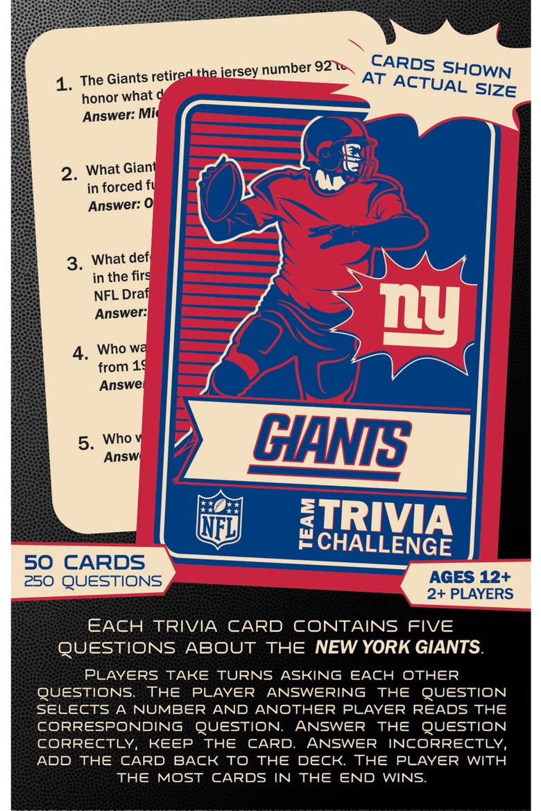 New York Giants Trivia Challenge, Alternate, color, Multicolor