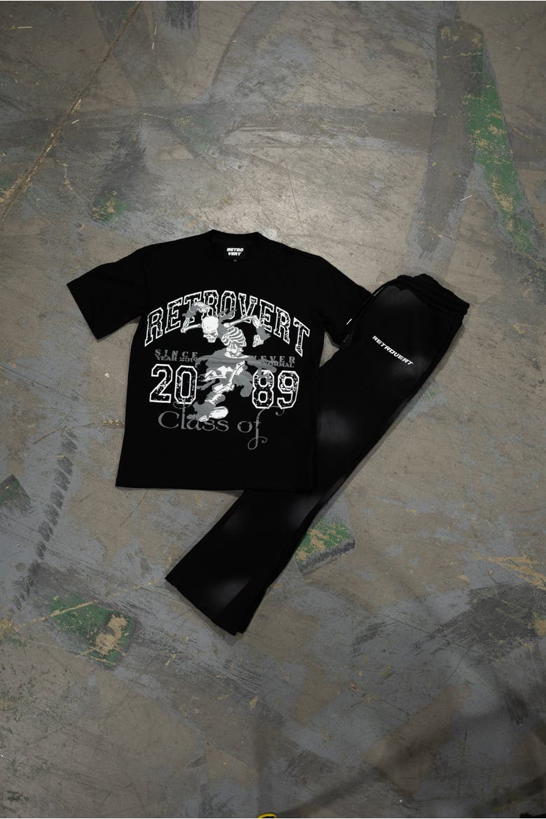 University Skeleton Tee, Alternate, color, Black