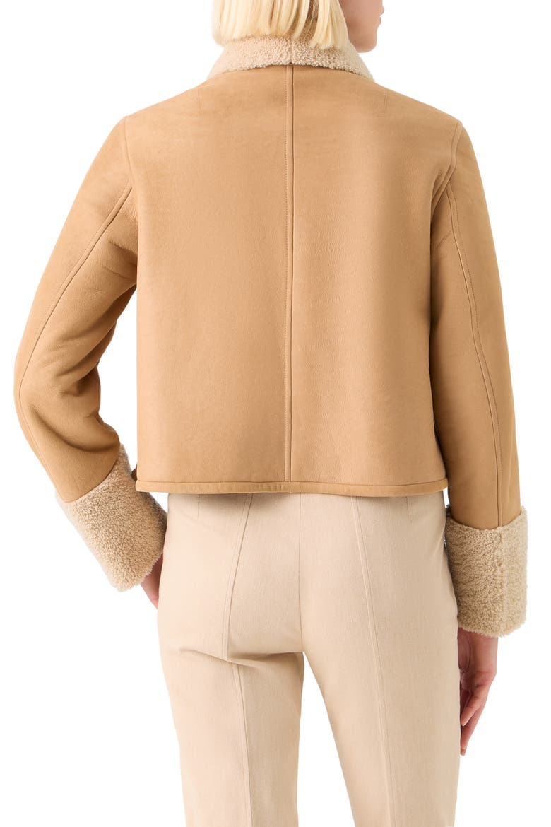 Cady Reversible Genuine Shearling Jacket, Alternate, color, BEIGE