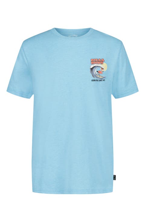 Kids' Flamingo Surf Cotton Graphic T-Shirt (Little Kid)