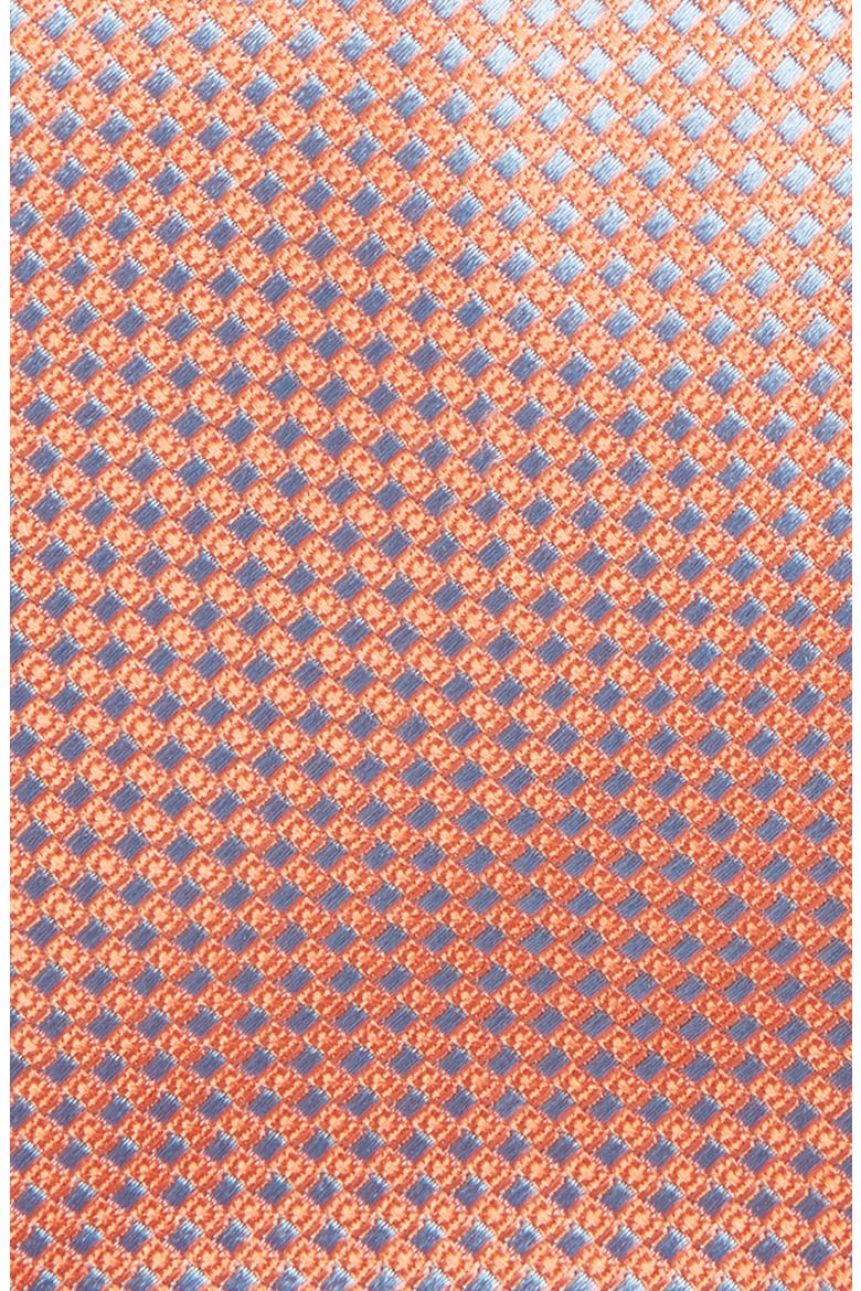 Neat Silk Tie, Alternate, color, ORANGE