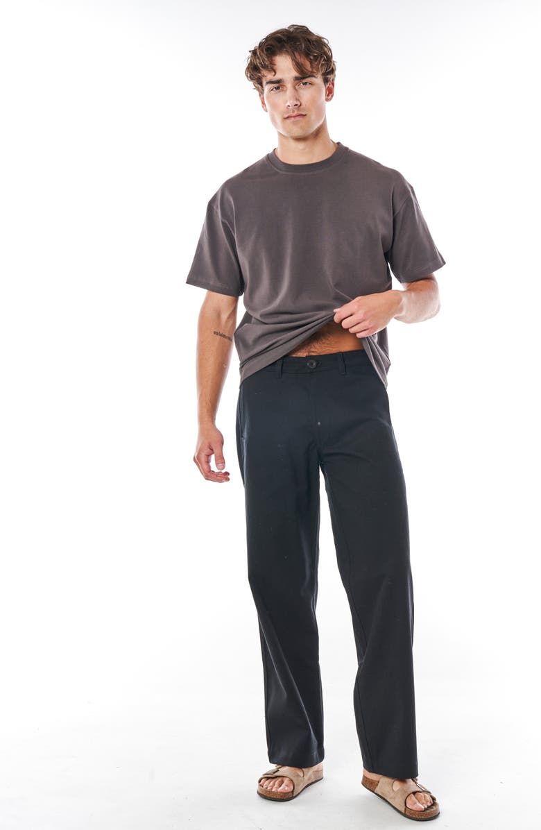 LEISURE LAB Dune Pant, Alternate, color, Noir