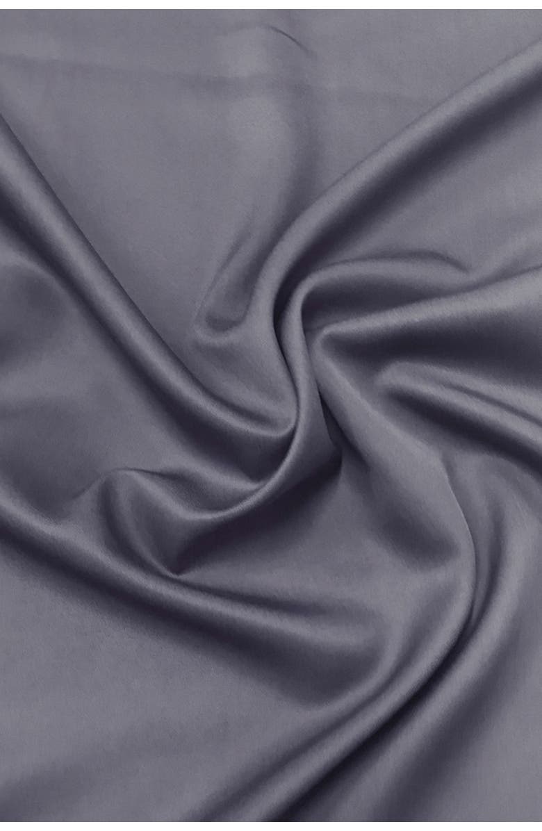 BedVoyage Luxury 100% Viscose Cooling Fitted Sheet, Alternate, color, Platinum