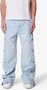 mnml Offset Button Baggy Jeans