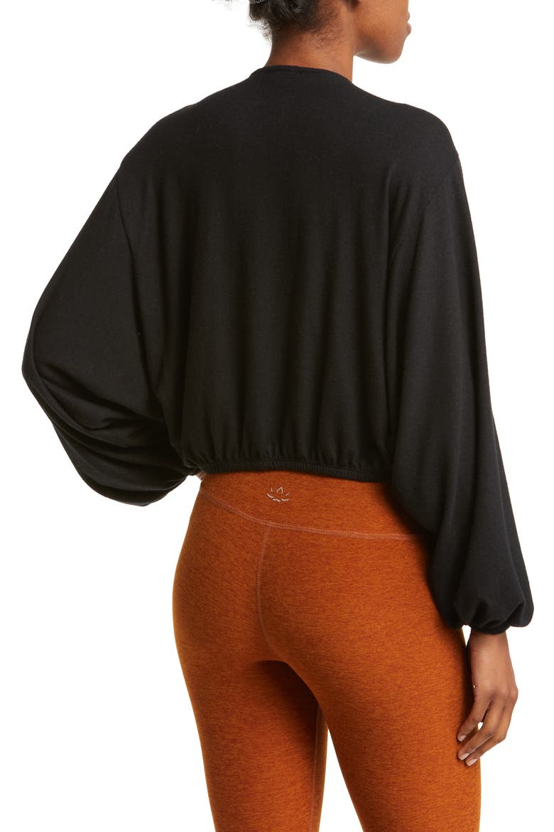 Wrapped Up Pullover, Alternate, color, BLACK