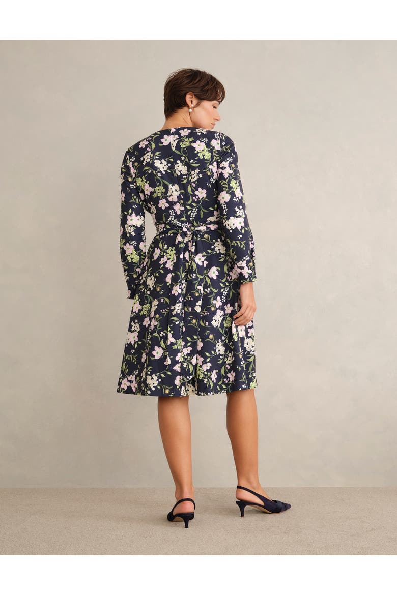 Sabine Long Sleeve Floral Dress, Alternate, color, Midnight Multi