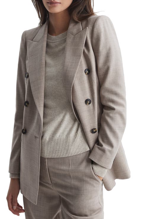 Hazel Stretch Wool Blazer
