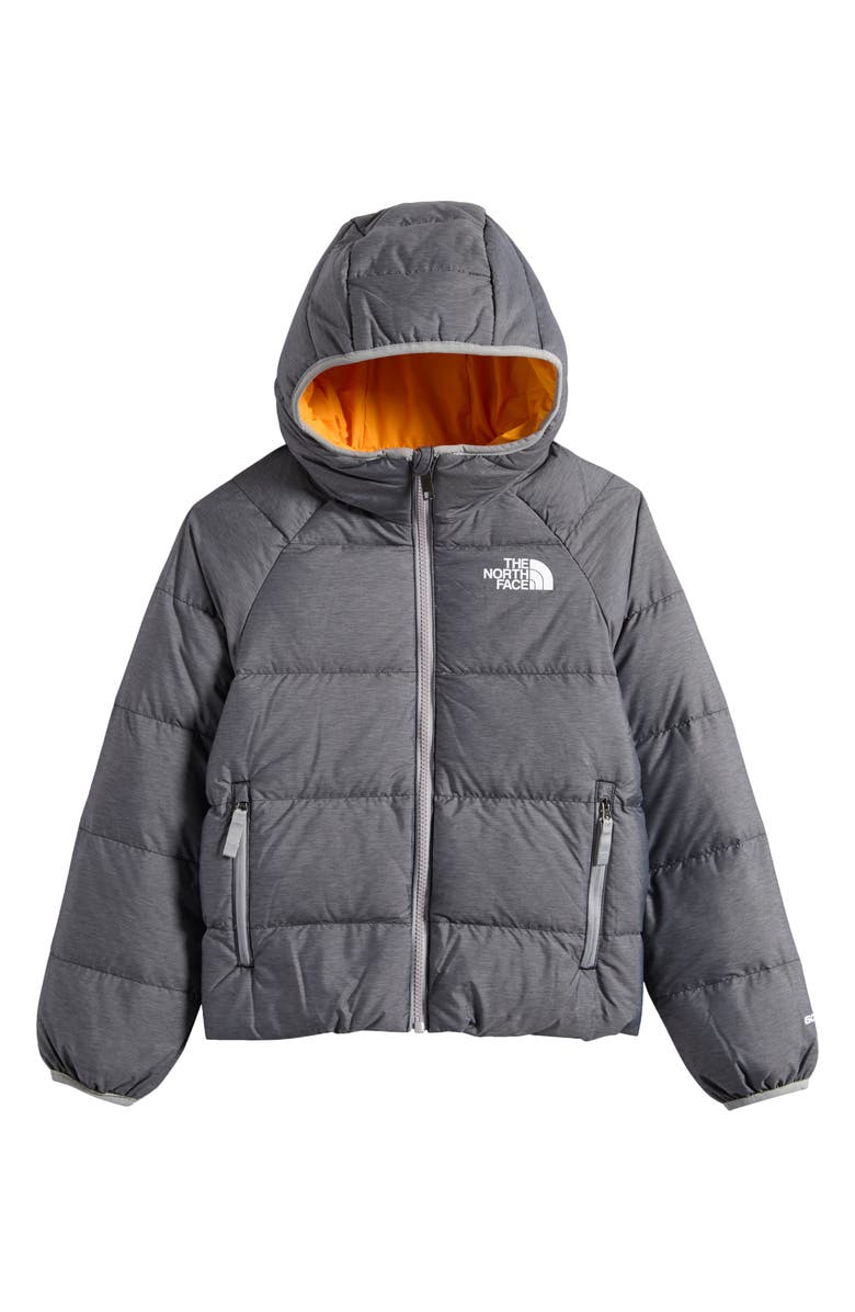 The North Face Kids' Reversible North Down 600-Fill-Power Hooded Puffer Jacket, Main, color, 