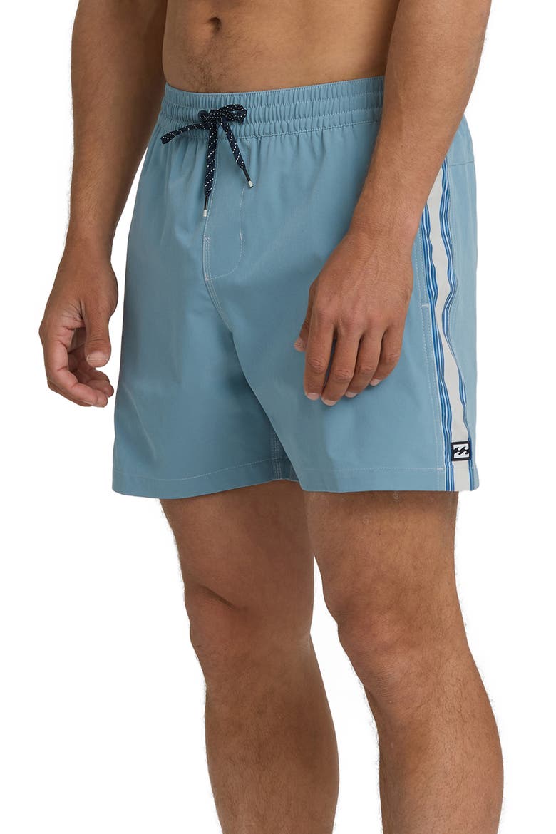 Dbah Panel Layback Swim Trunks, Alternate, color, BLUE FOG